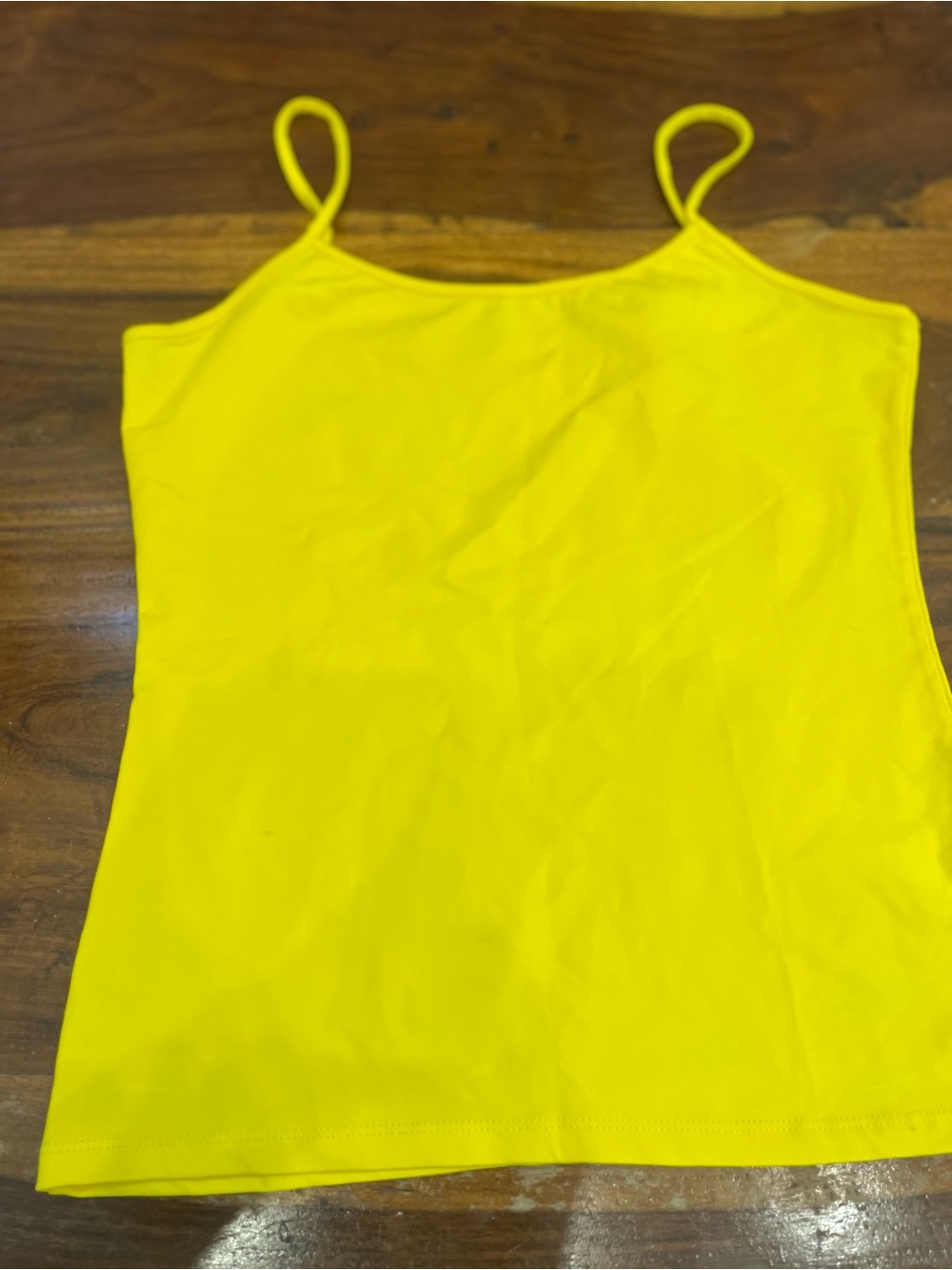 Bright Yellow Spaghetti-Strap Camisole for Women